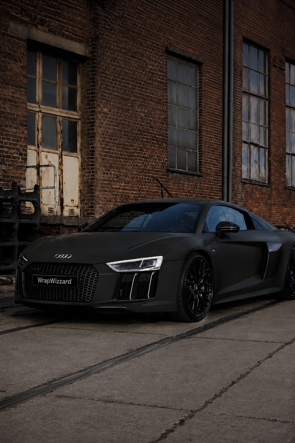 Matte Black Wrap Audi R8