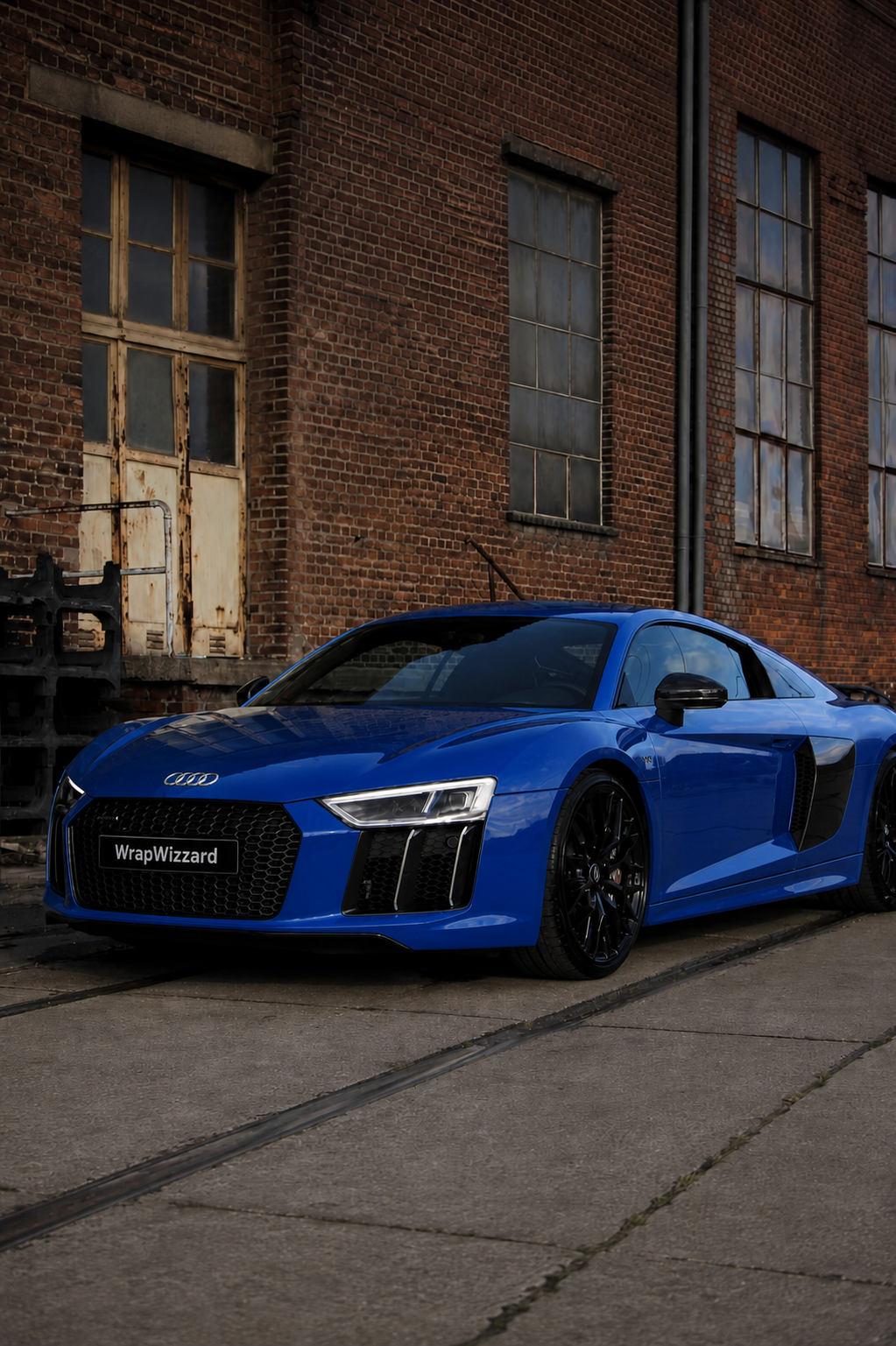 Gloss Blue Wrap Audi R8