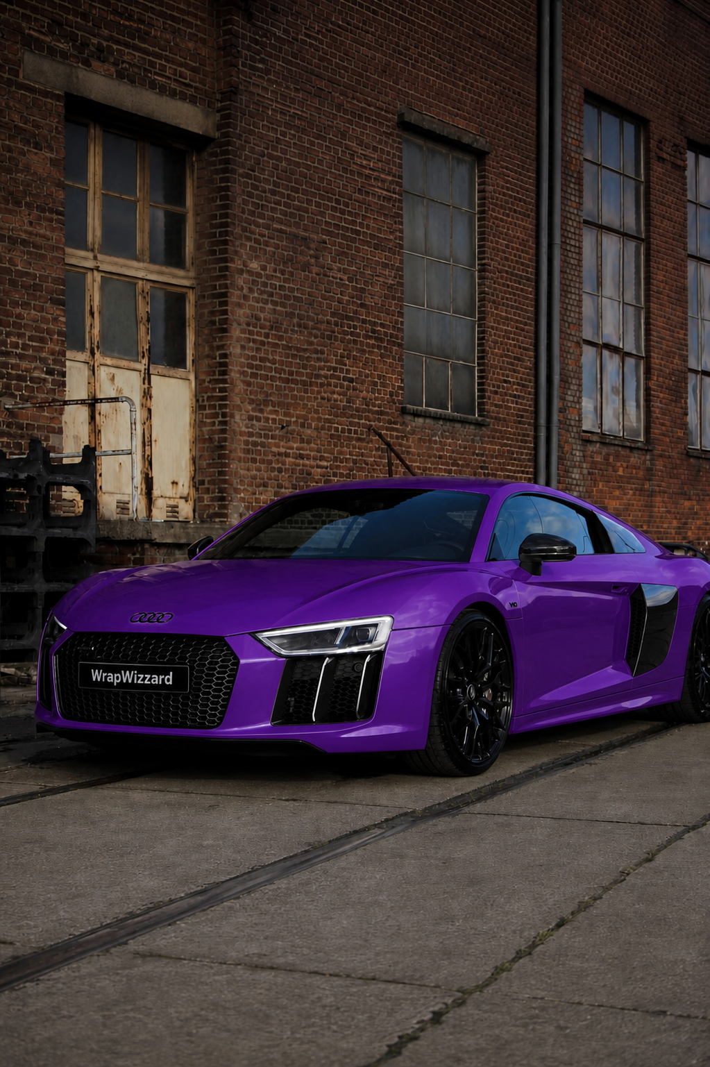Matte Purple Wrap Audi R8