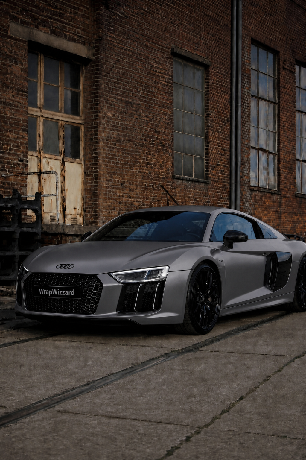Satin Grey Wrap Audi R8