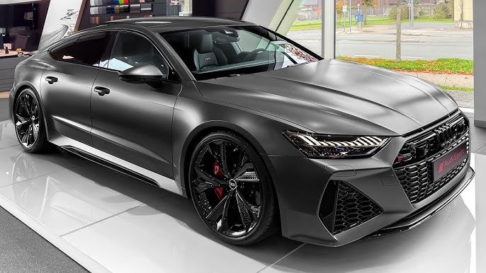 Matte Black on Audi A7 - AI Car Wrap Preview