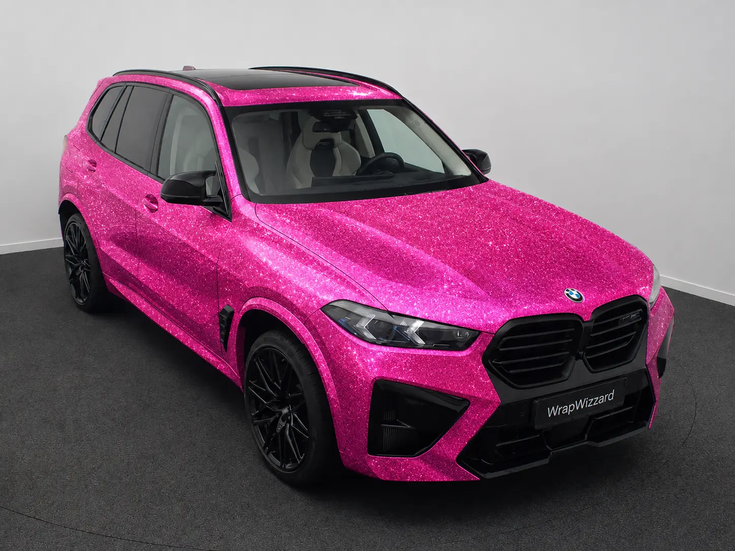 Glitter Pink Wrap BMW X5 M