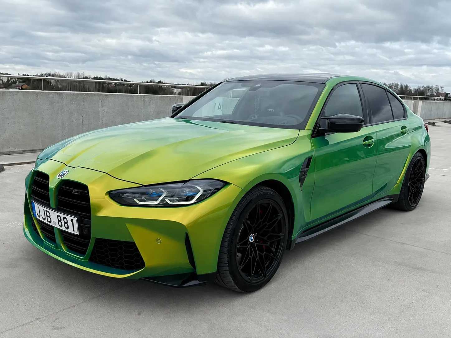 Chameleon Green Wrap BMW M3