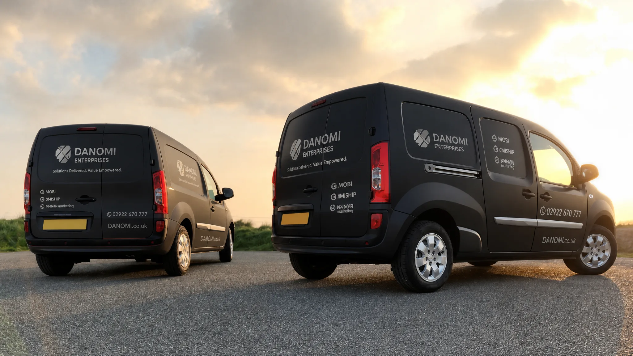 Matte Black Luxury Sprinter Wrap