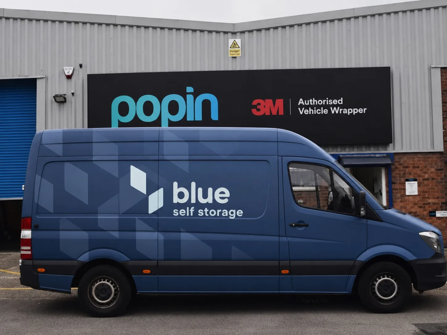 Minimal Logo Wall Sprinter Wrap