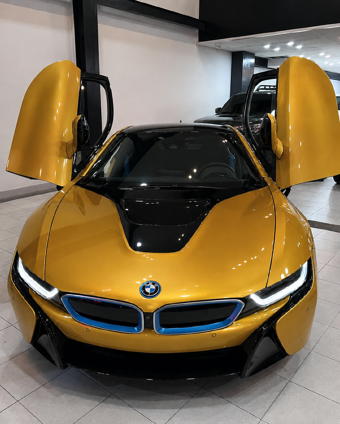 Gold Metallic Wrap BMW i8