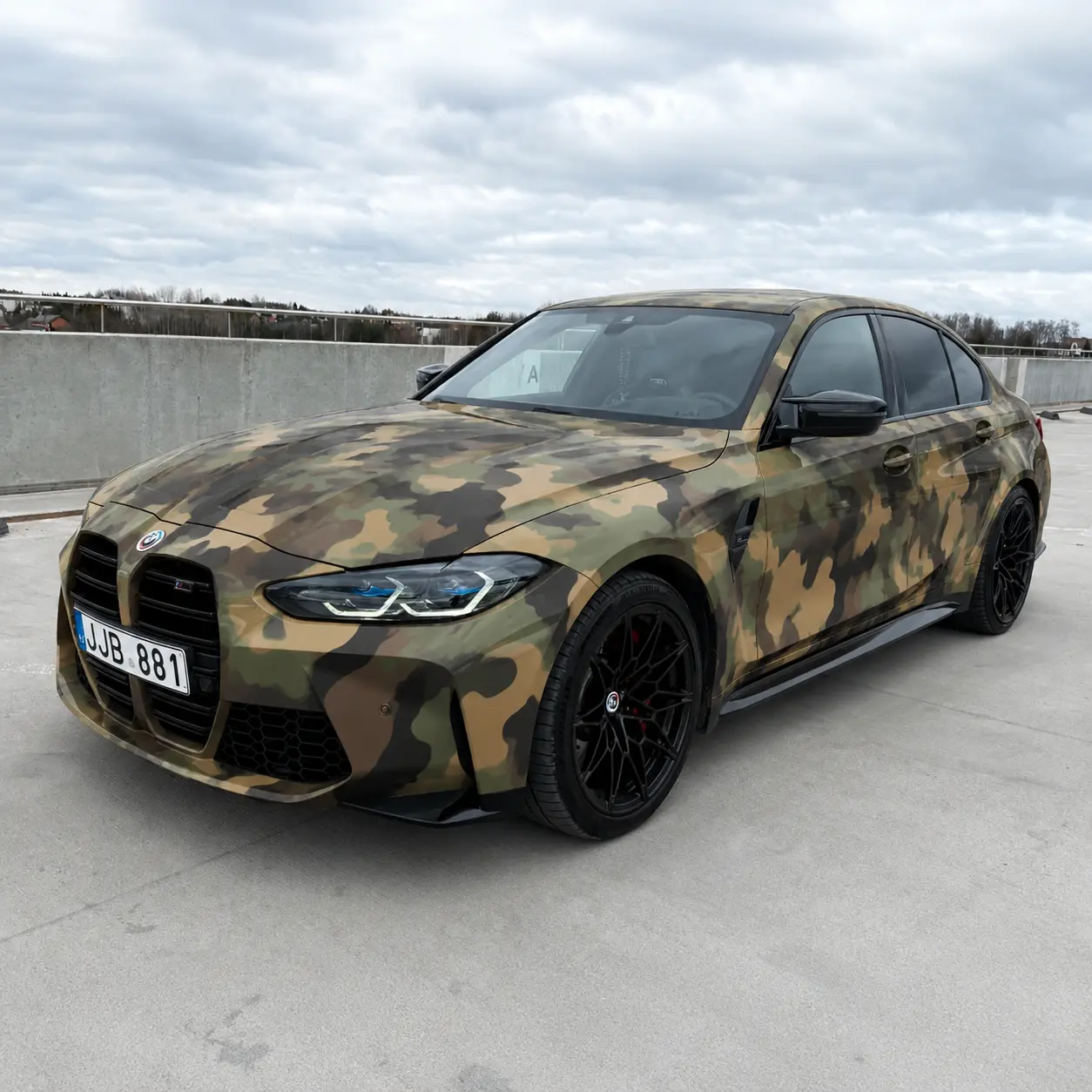 Gloss Blue Wrap BMW M3