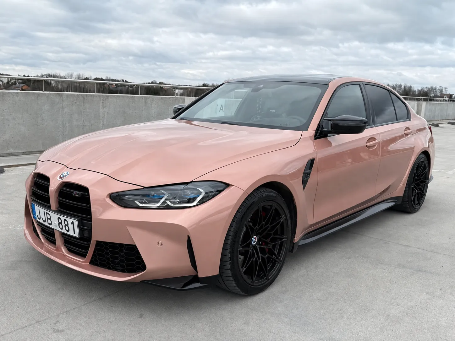 Pink gold Wrap BMW M3