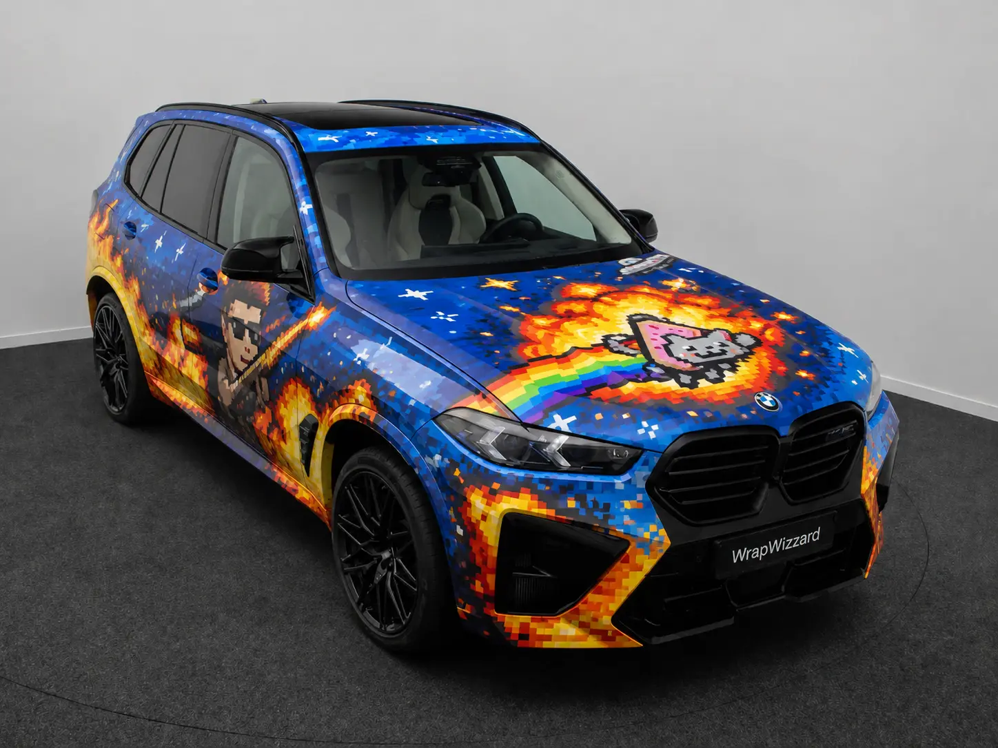 Pixel art Wrap BMW X5 M
