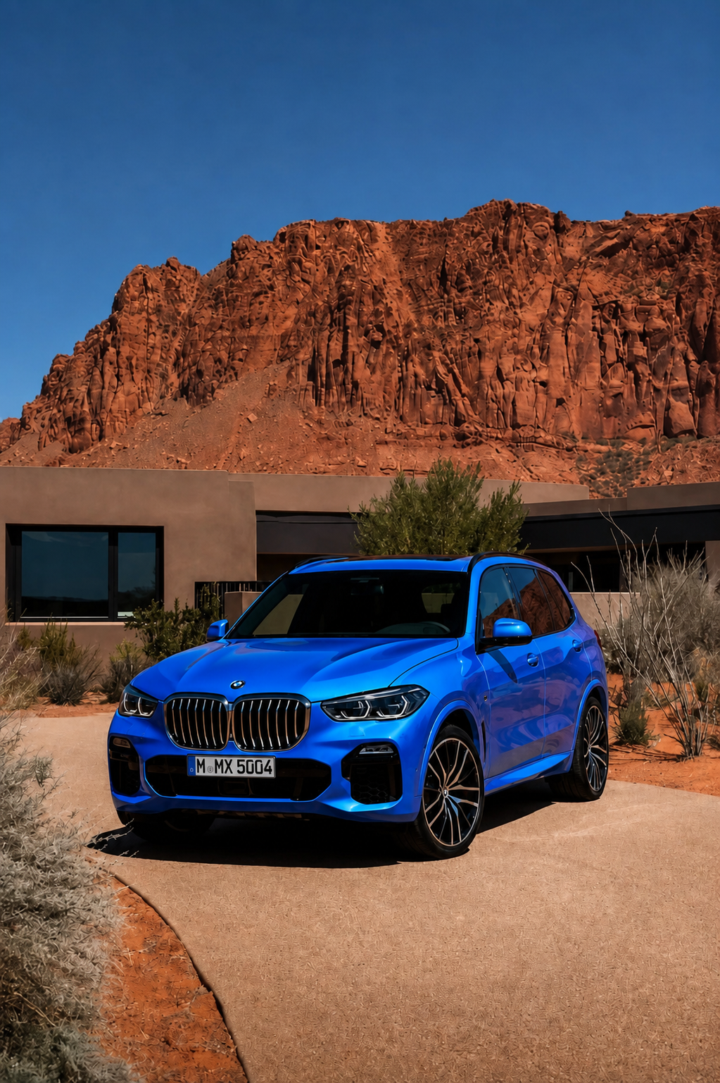 Gloss Blue Wrap BMW X5