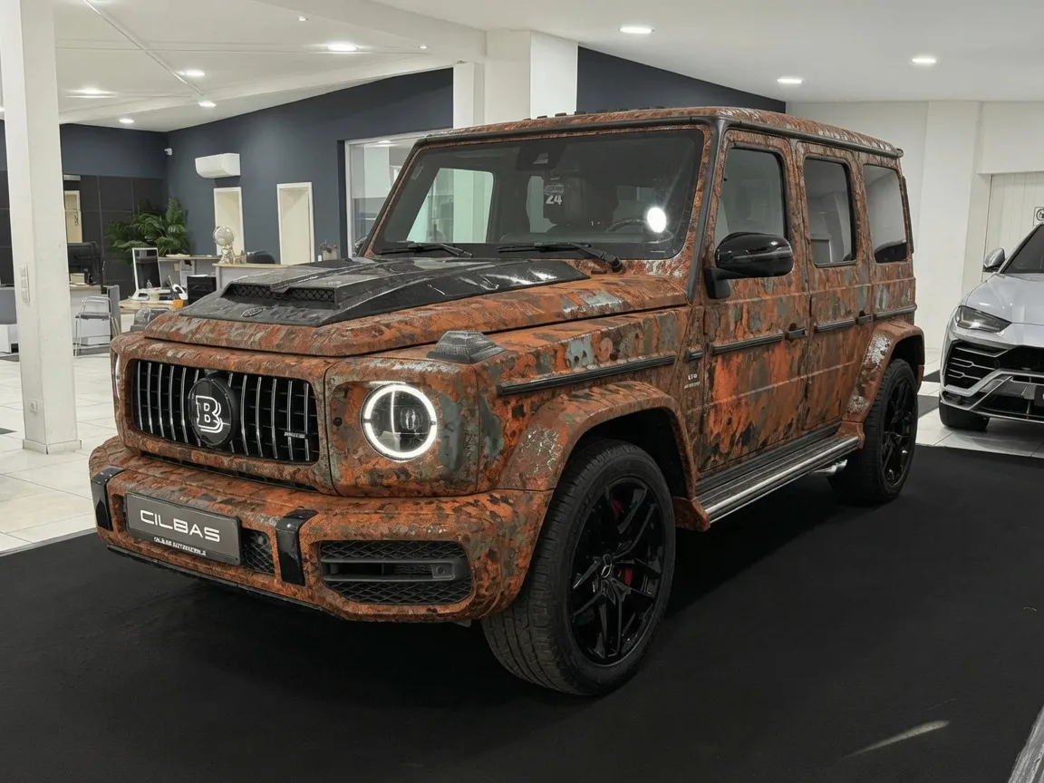 Custom Rust Patina vinyl wrap on Mercedes-Benz G-Class