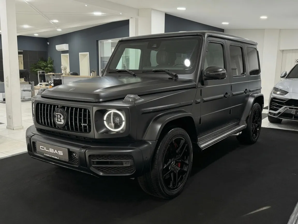 Satin Black vinyl wrap on Mercedes-Benz G-Class