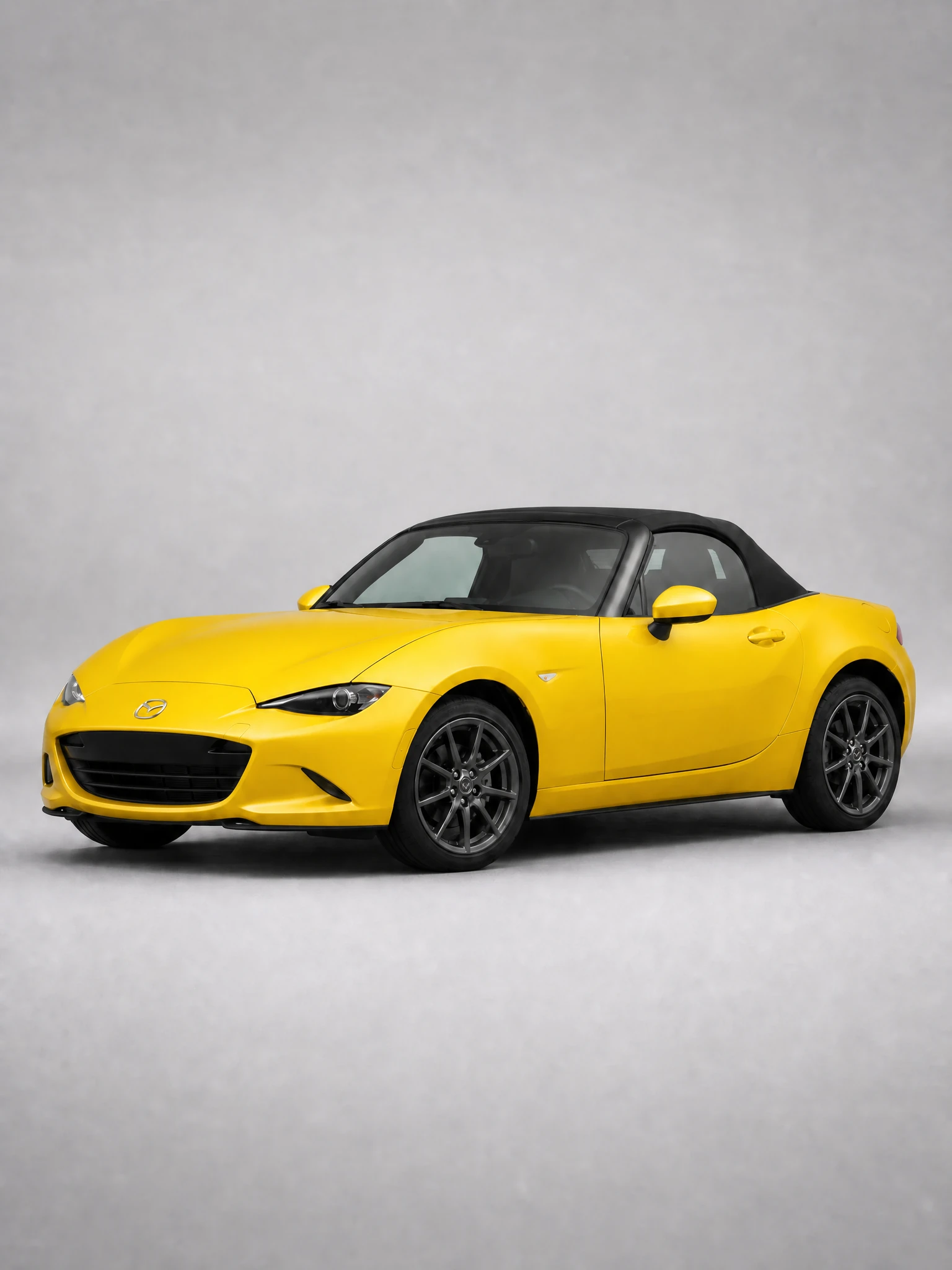 Mazda Miata in Speed Yellow wrap