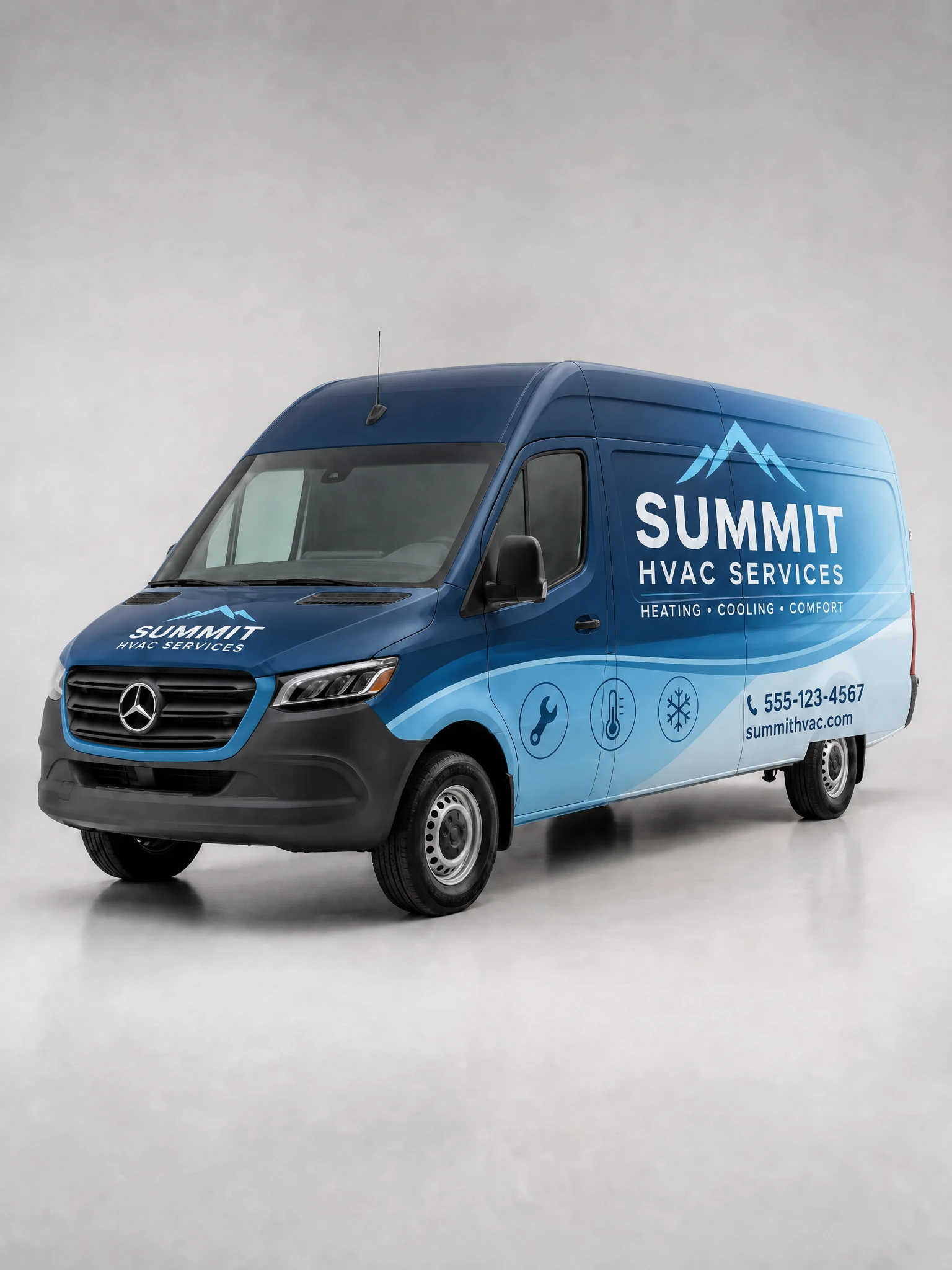 01 clean gradient truck wrap