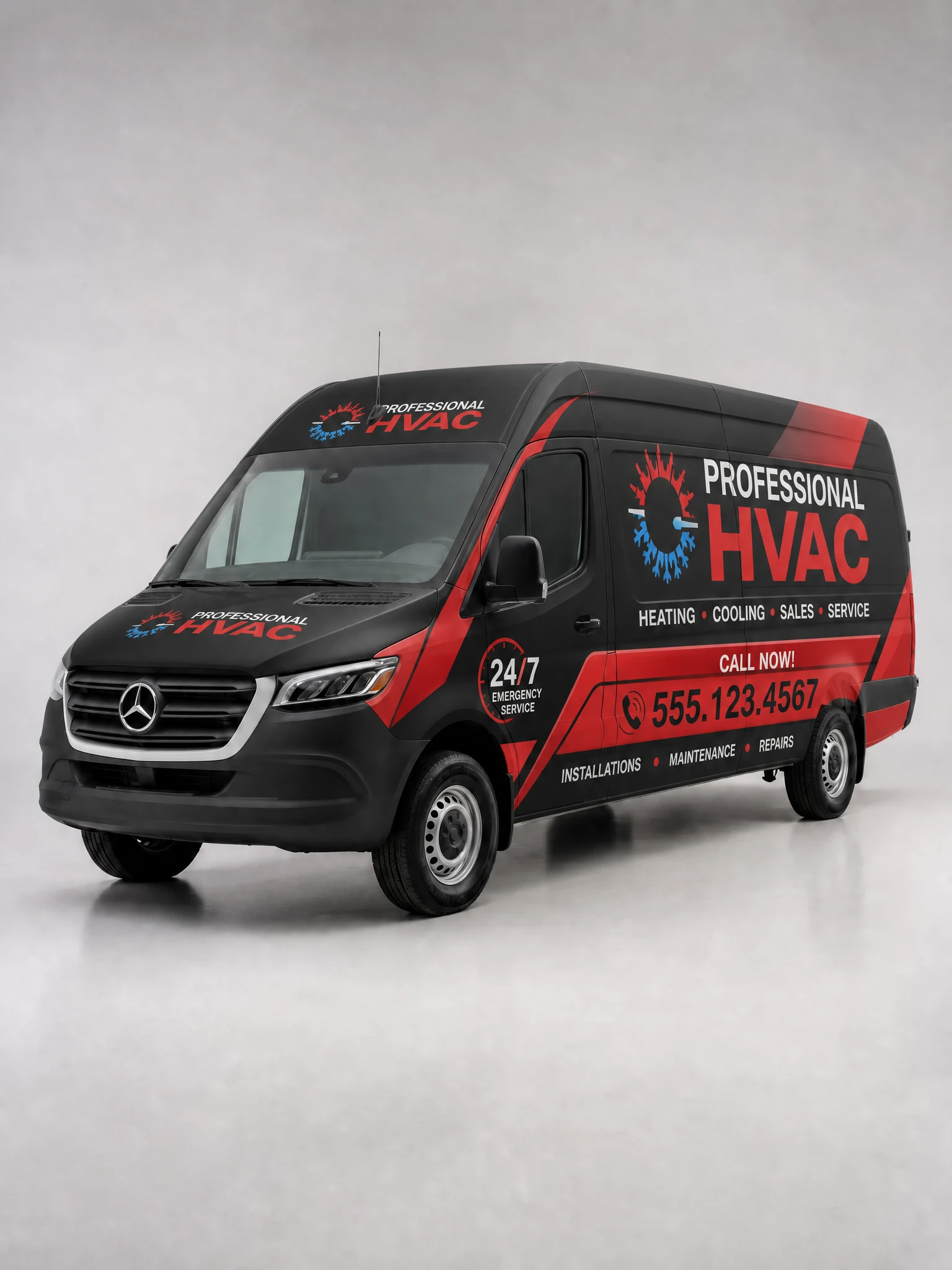 02 red phone truck wrap