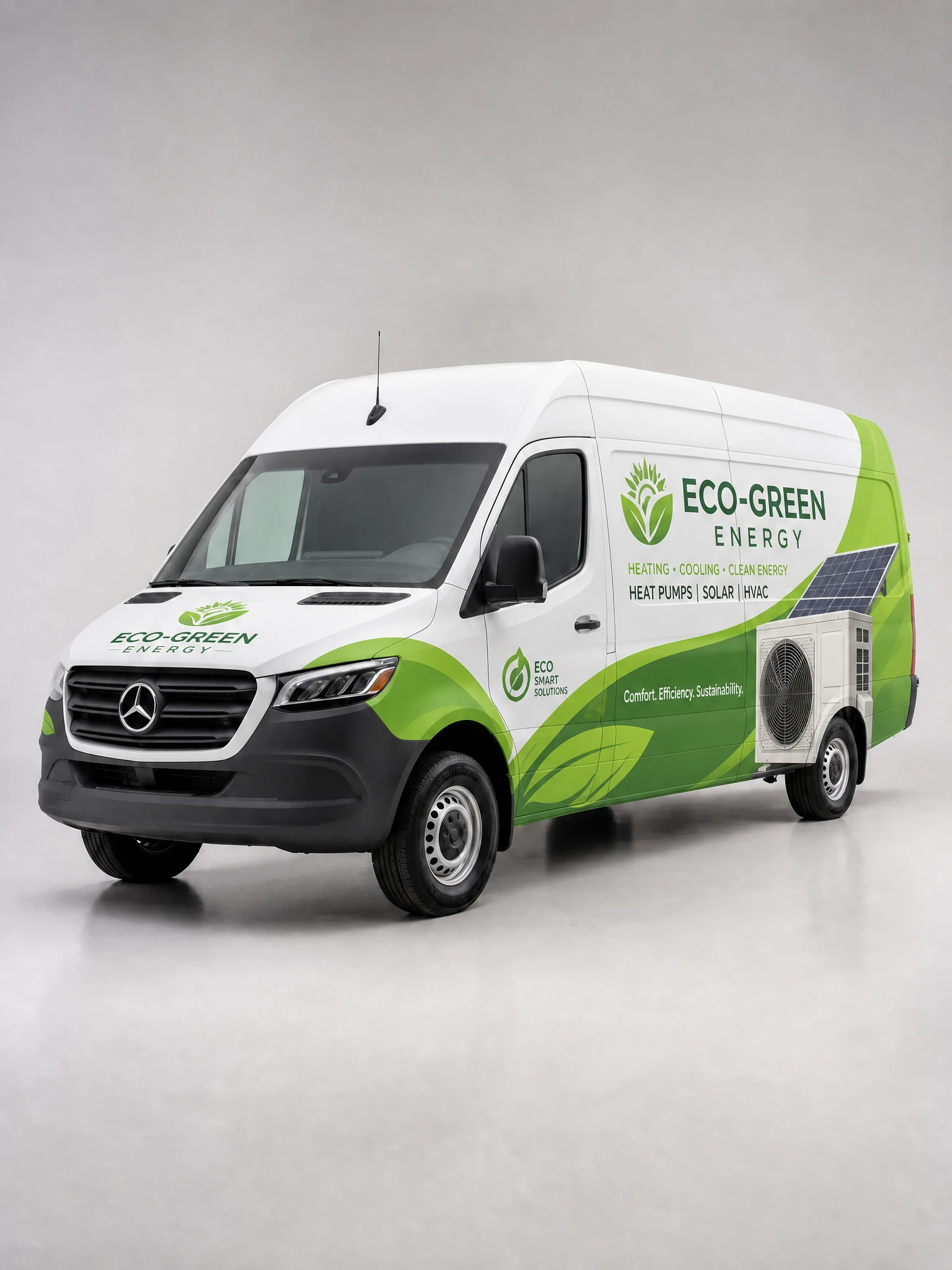 04 eco green truck wrap