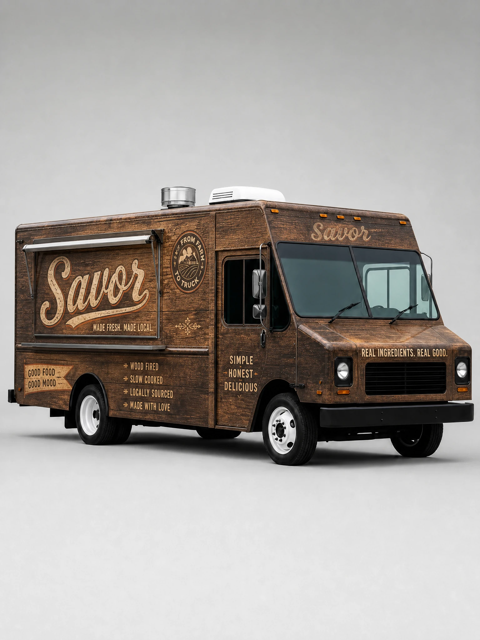 11 rustic truck wrap