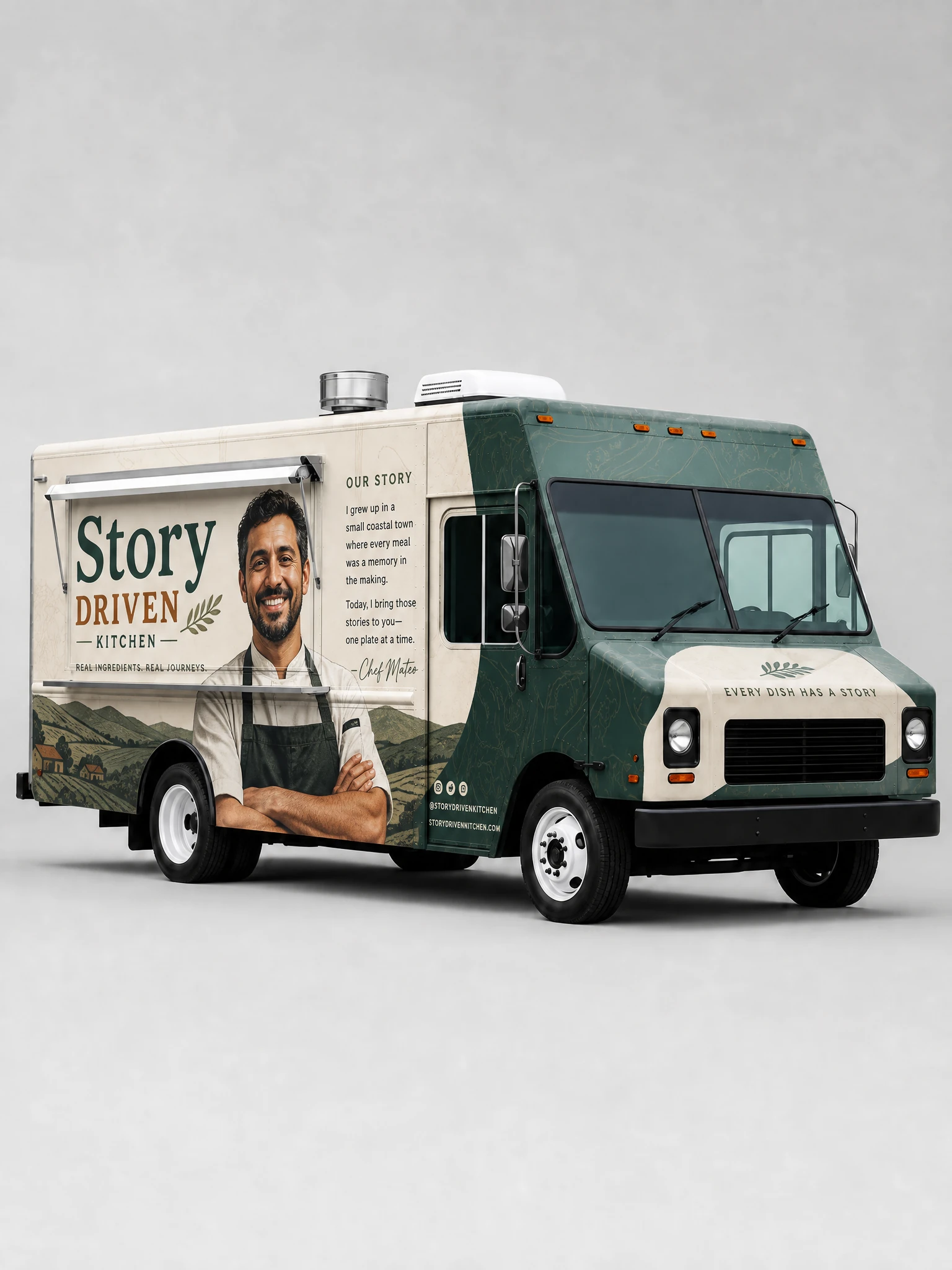 12 story chef truck wrap